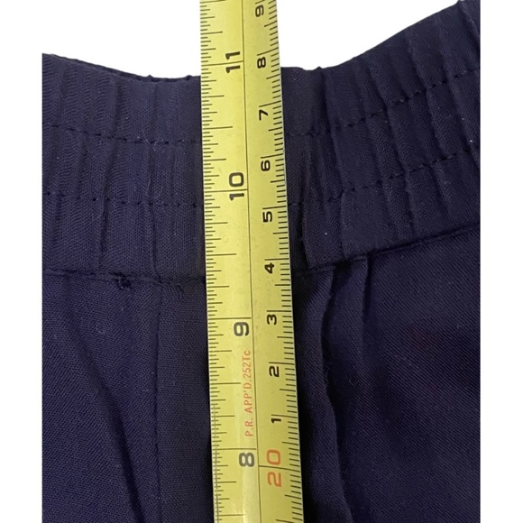 Michael Kors navy blue rayon lightweight zippered jogger pant. Sz.8 - Picture 6 of 15